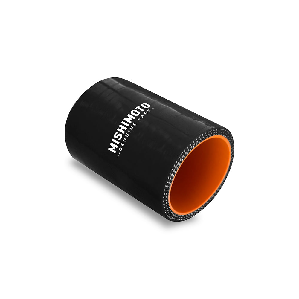 3.5" Straight Silicone Coupler, Black - image 3