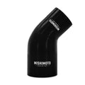 Silicone Reducer Coupler, 45 Degree, 2.5" to 3", Black - image 1