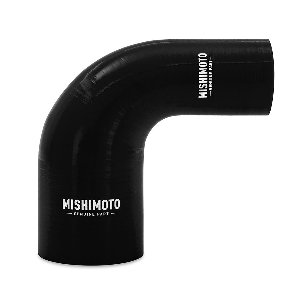 Silicone Reducer Coupler, 90 Degree, 2" to 3", Black - image 1