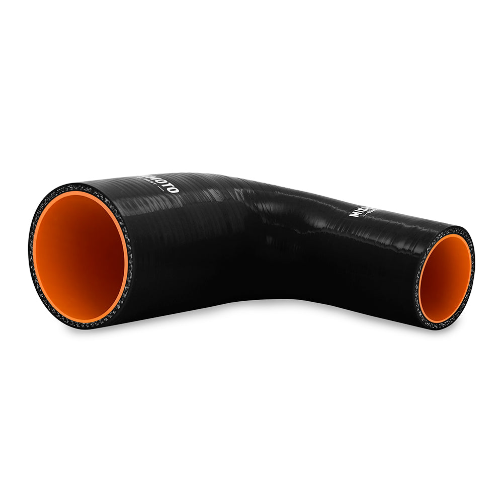 Silicone Reducer Coupler, 90 Degree, 2" to 3", Black - image 2