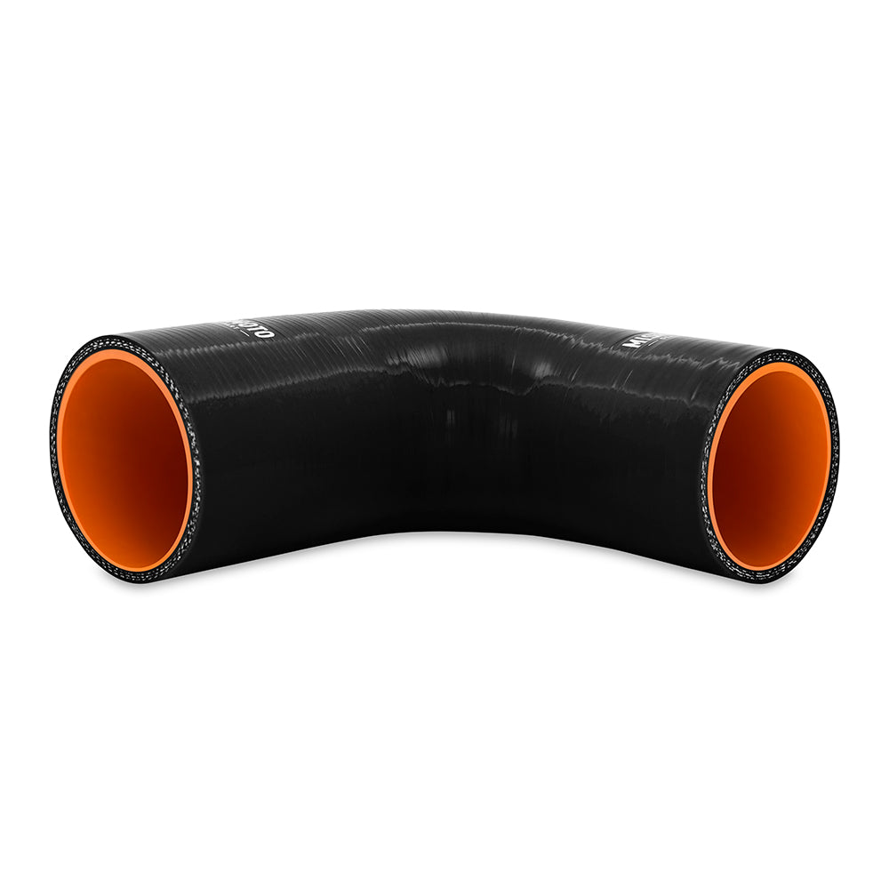 Silicone Reducer Coupler, 90 Degree, 2.5" to 2.75", Black - image 2