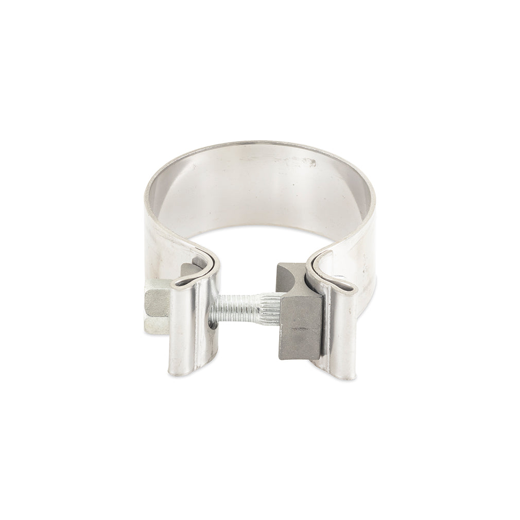 Clamp-on Double Wall Exhaust Tip, 2.5" Inlet, Slash Cut, P - image 4