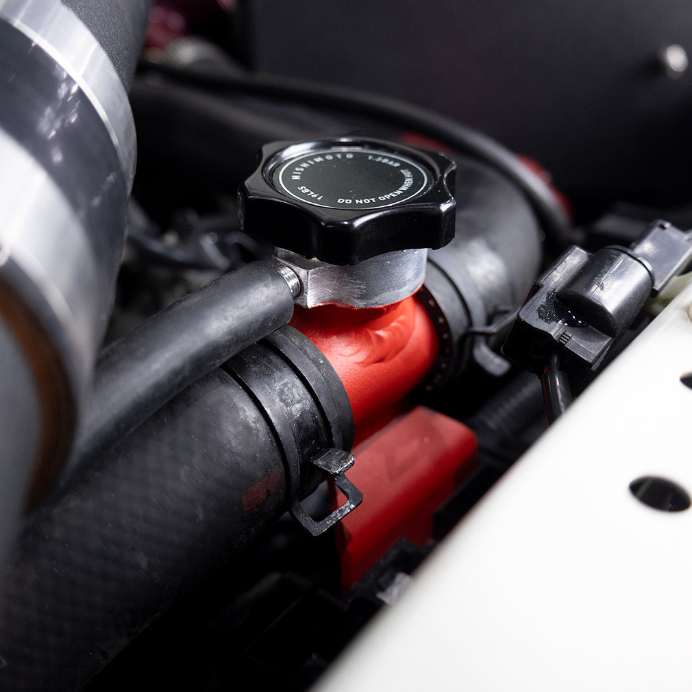 2008-2015 Mitsubishi Lancer Evo X Coolant Fill Inlet, Black - image 5