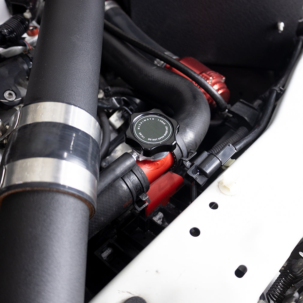 2008-2015 Mitsubishi Lancer Evo X Coolant Fill Inlet, Black - image 6