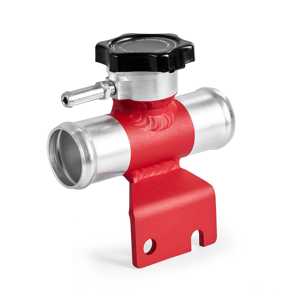 2008-2015 Mitsubishi Lancer Evo X Coolant Fill Inlet, Red - image 3