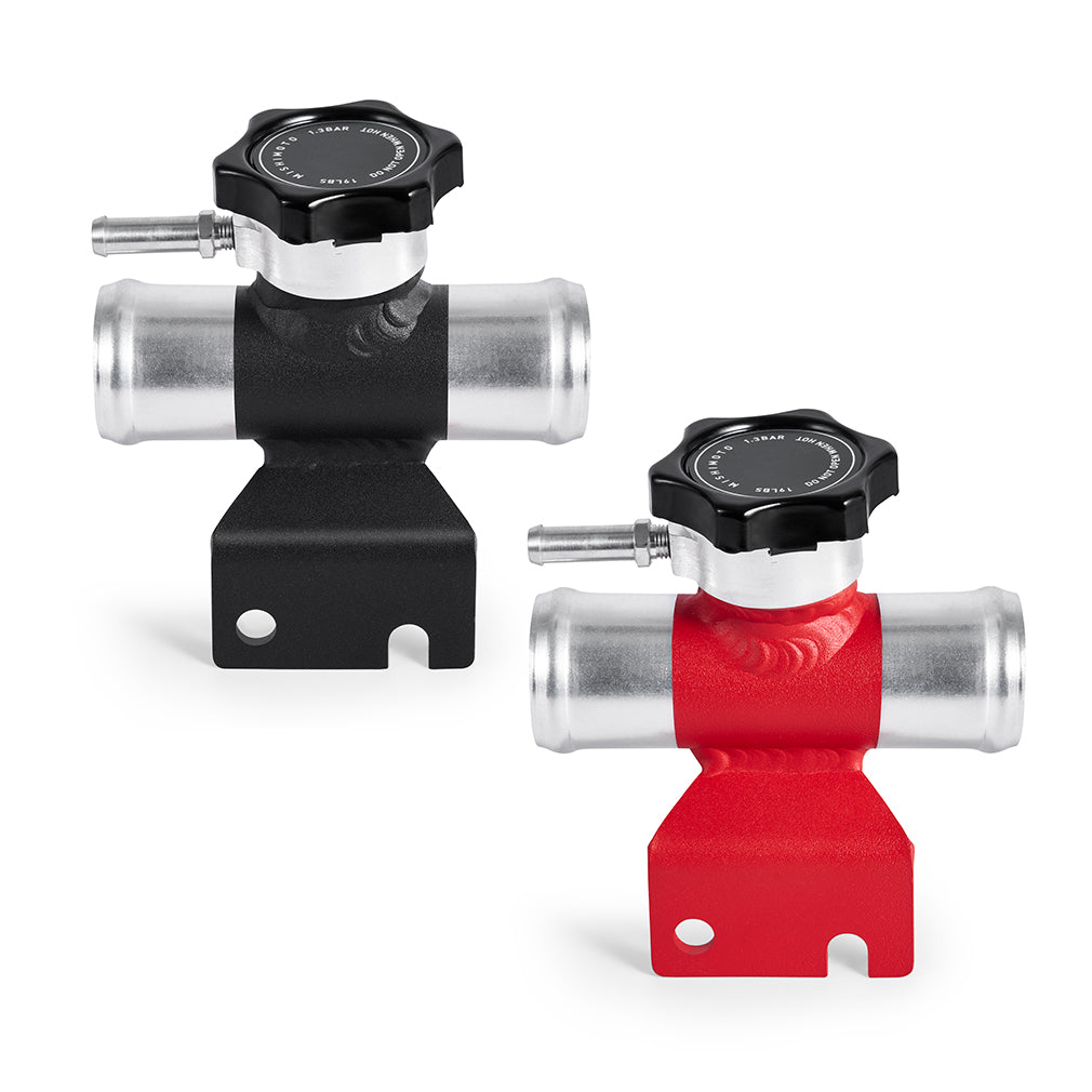 2008-2015 Mitsubishi Lancer Evo X Coolant Fill Inlet, Red - image 1