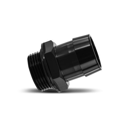 '-16ORB to 1 1/4" Hose Barb Aluminum Fitting, Black - image 2