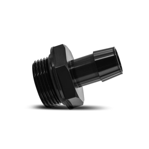 '-16ORB to 3/4" Hose Barb Aluminum Fitting, Black - image 2