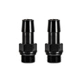 2pcs M16x1.5 1/2" Aluminum Catch Can Fitting, Black - image 1