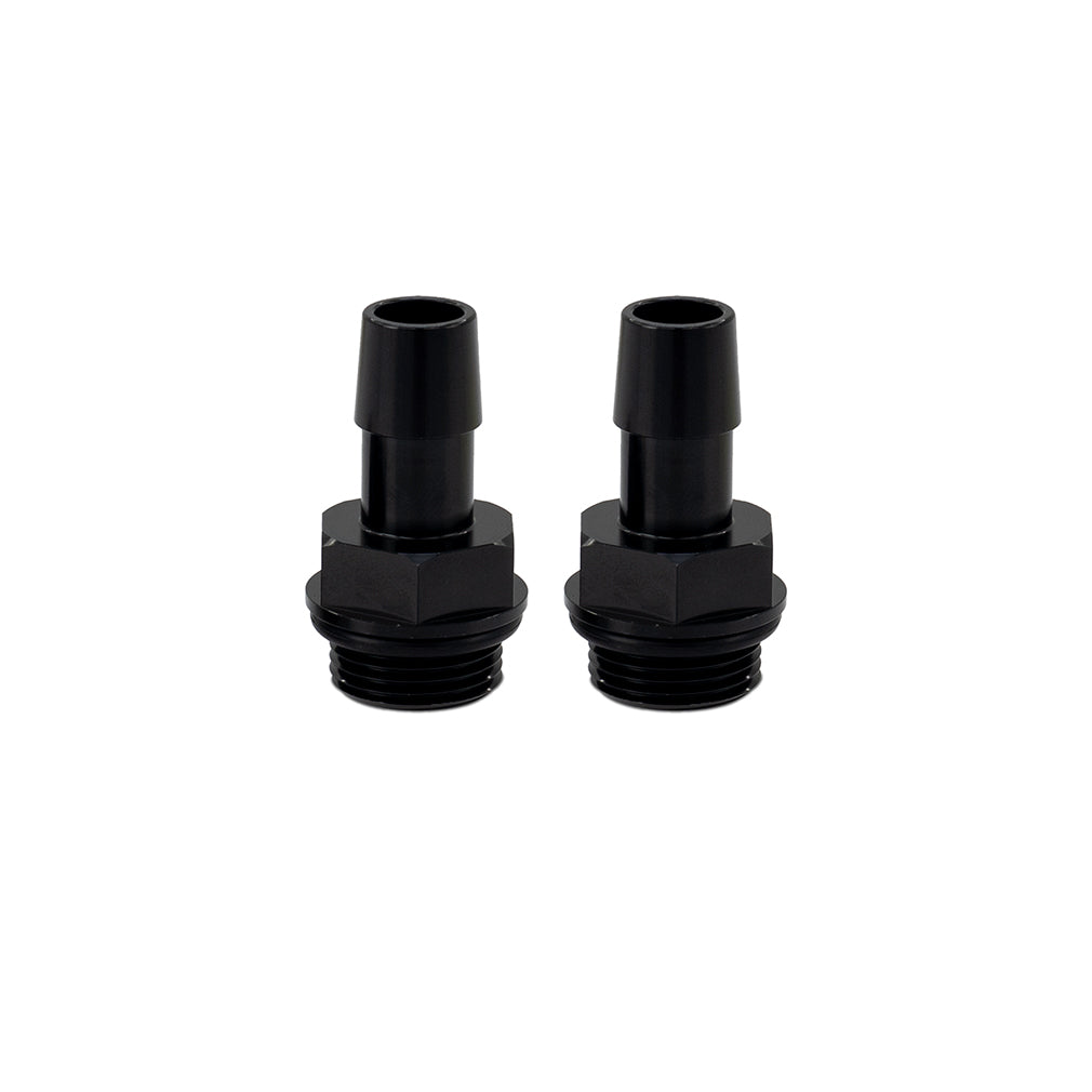 2pcs. M20x1.5 1/2" Aluminum Catch Can Fittings, Black - image 3