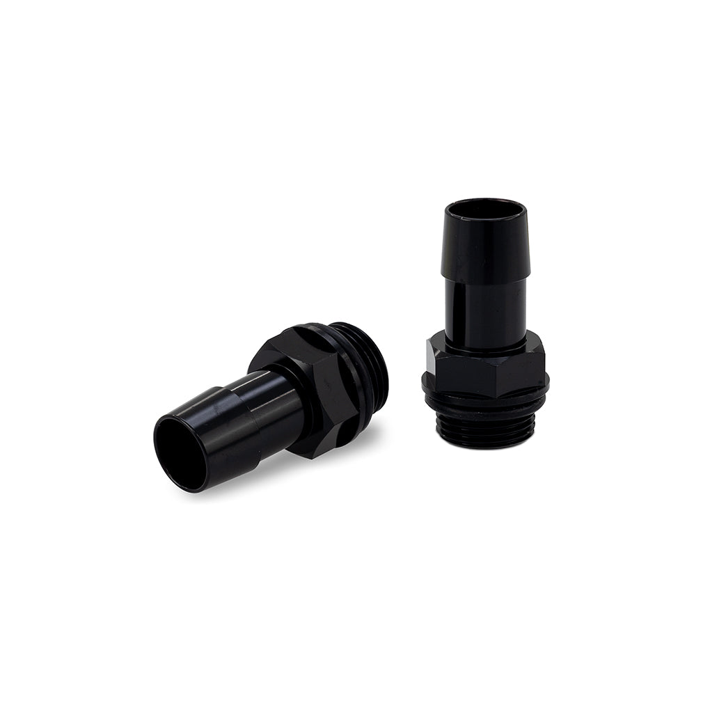 2pcs. M20x1.5 5/8" Aluminum Catch Can Fittings, Black - image 2