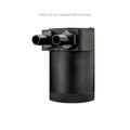 2pcs. M20x1.5 1/2" Aluminum Catch Can Fittings, Black - image 1