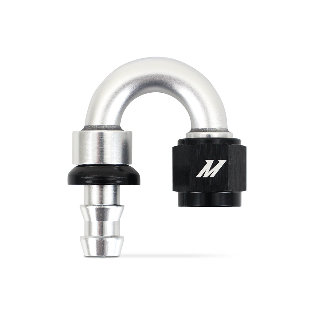 180-Degree Push Lock Fitting, -6AN - image 2