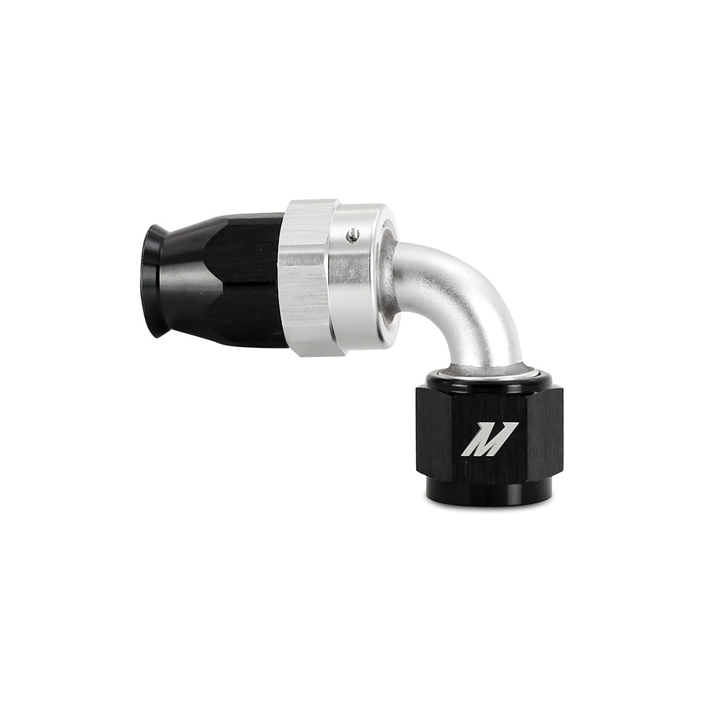 Aluminum PTFE -6AN 90 Degree Fitting, Black - image 1