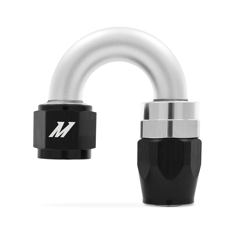 Aluminum -10AN 180 Degree Fitting, Black - image 1