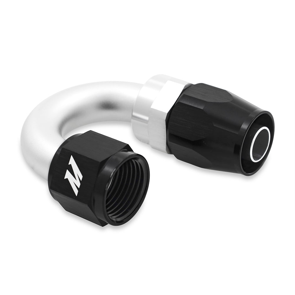 Aluminum -10AN 180 Degree Fitting, Black - image 2