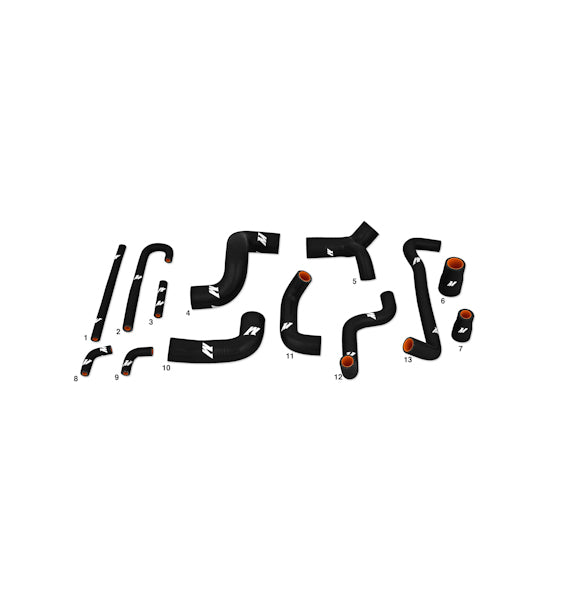BMW M3 Silicone Radiator Hose Kit, 1988-1991, Black - image 4