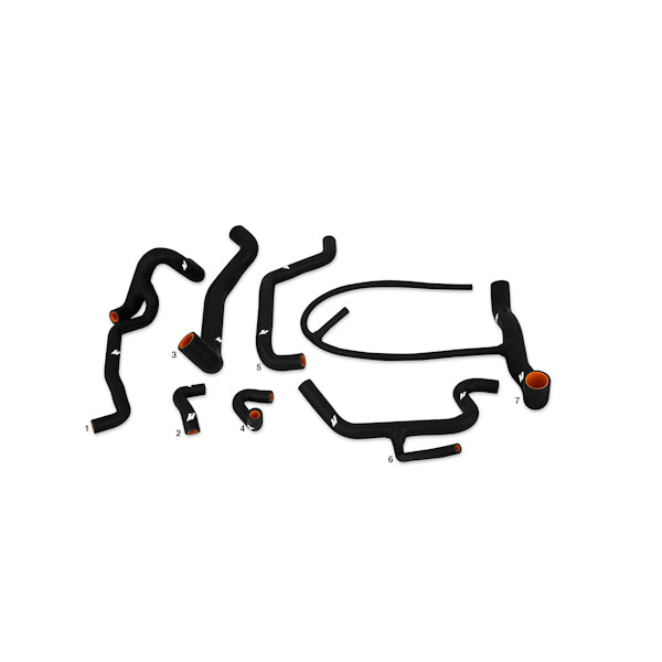Volkswagen Golf VR6 Silicone Radiator Hose Kit, 1995-1998, Black - image 4