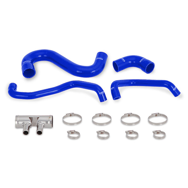2015-2017 Ford Mustang GT Silicone Lower Rad Hose, Blue - image 1