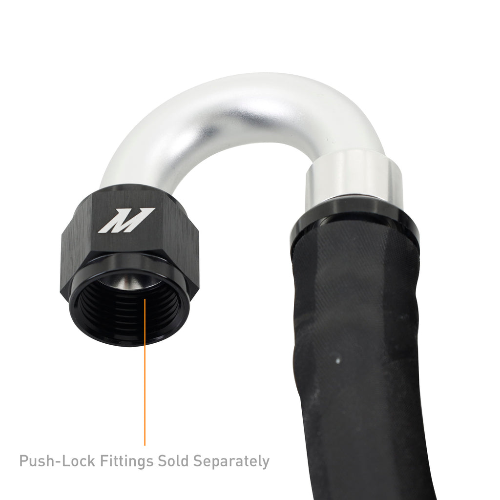 Push Lock Hose, Black, -10AN, 120" Length - image 3
