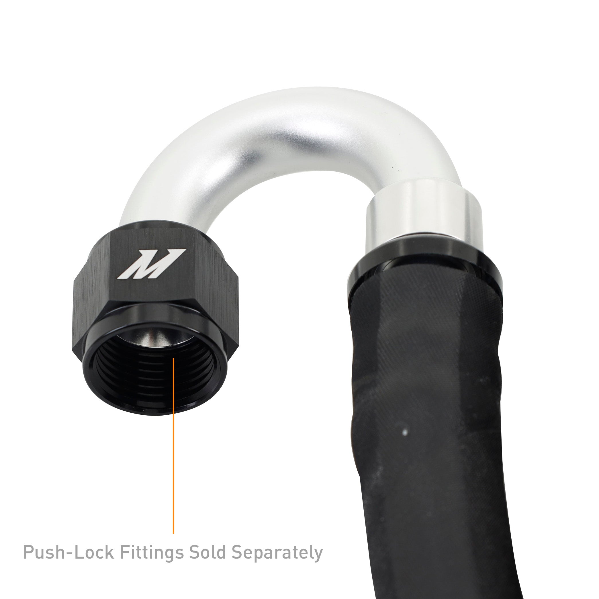 Push Lock Hose, Black, -10AN, 240" Length - image 3