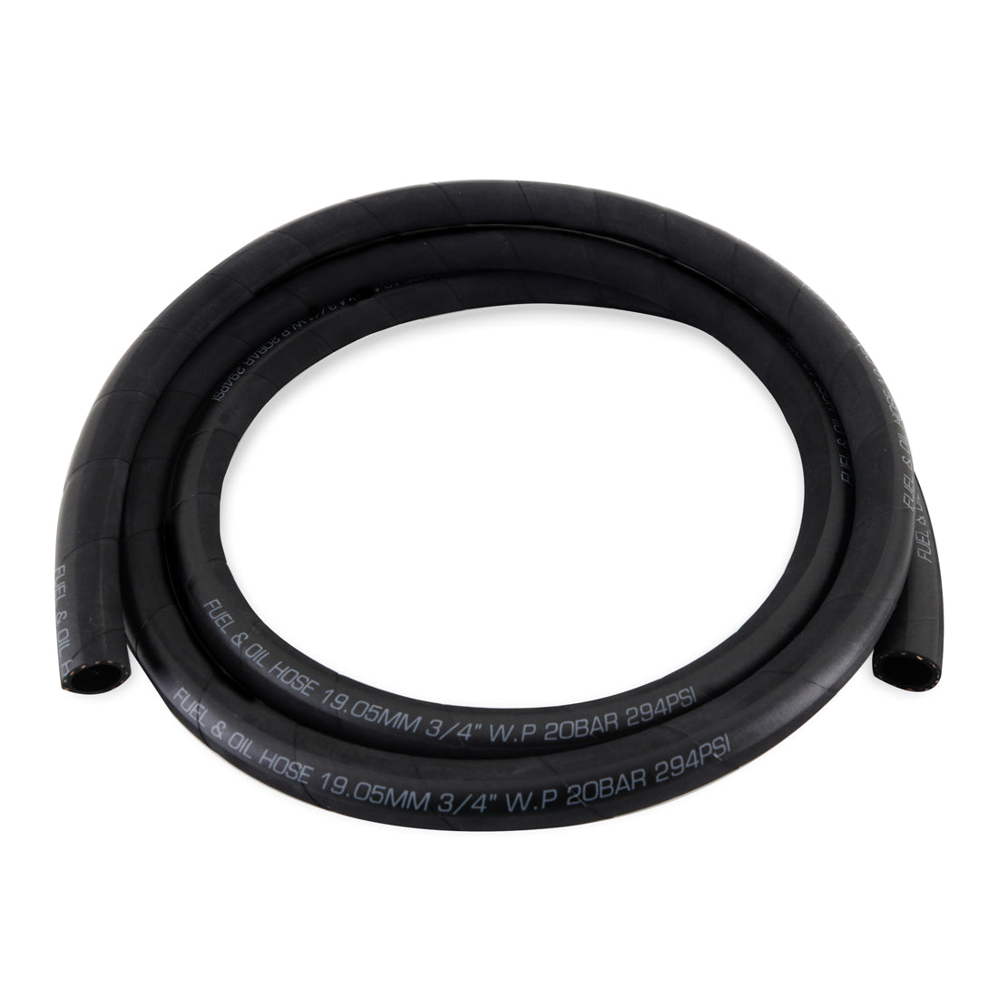 Push Lock Hose, Black, -12AN, 120" Length - image 1