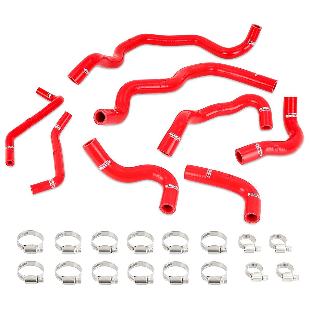 16-24 Infiniti Q50/Q60 3.0T Ancillary Coolant Hose Kit, Red - image 1