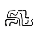 Subaru Impreza WRX/STI Silicone Ancillary Hose Kit, 2004-2007, Black - image 1