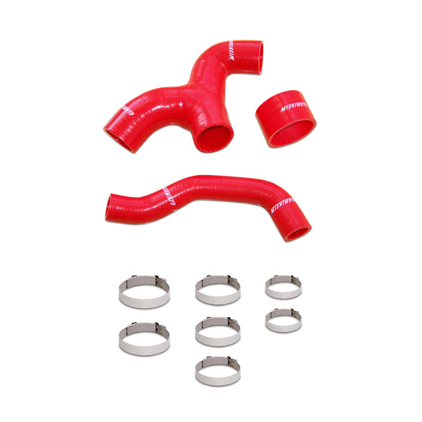 Subaru WRX Silicone Intercooler Hoses, 2002-2005, Red - image 1
