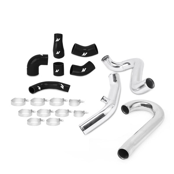 Mitsubishi Lancer Evolution VII/VIII/IX Intercooler Pipe Kit, 2001-2007, Black Hoses - image 1