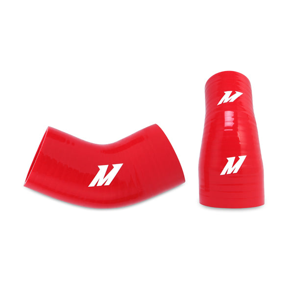 Mitsubishi Lancer Evolution VII/VIII/IX Lower Intercooler Pipe Kit, 2001-2007, Red Hoses - image 2