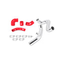 Mitsubishi Lancer Evolution VII/VIII/IX Upper Intercooler Pipe Kit, 2001-2007, Red Hoses - image 1