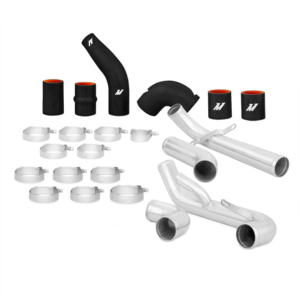 Mitsubishi Lancer Evolution VII/VIII/IX Intercooler Pipe Kit, 2001-2007, Black Hoses - image 2