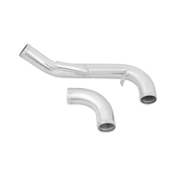Mitsubishi Lancer Evolution X Lower Intercooler Pipe Kit, 2008-2015, Black Hoses - image 3
