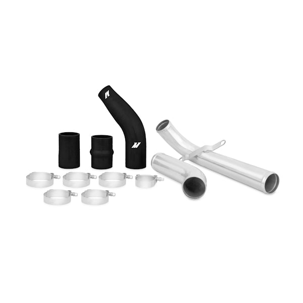 Mitsubishi Lancer Evolution X Upper Intercooler Pipe Kit, 2008-2015, Black Hoses - image 1