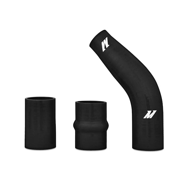 Mitsubishi Lancer Evolution X Upper Intercooler Pipe Kit, 2008-2015, Black Hoses - image 2