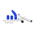 Mitsubishi Lancer Evolution X Upper Intercooler Pipe Kit, 2008-2015, Blue Hoses - image 1