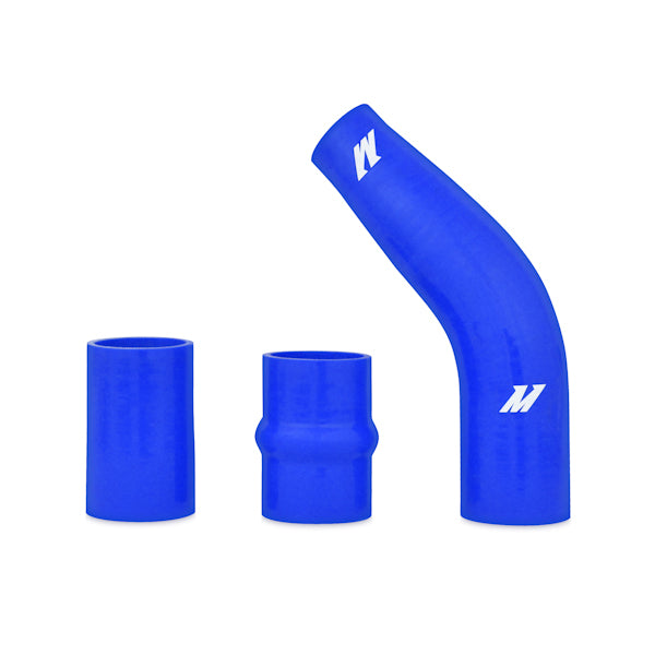 Mitsubishi Lancer Evolution X Upper Intercooler Pipe Kit, 2008-2015, Blue Hoses - image 2