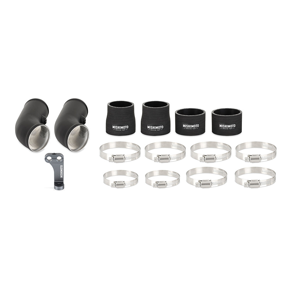 12-16 BMW F10 M5 Intercooler Pipe Kit, Micro Wrinkle Black - image 4