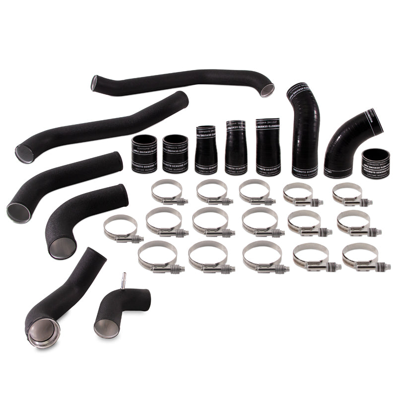 Ford F-150 3.5L EcoBoost Intercooler Pipe Kit, 2017+, Wrinkle Black - image 1