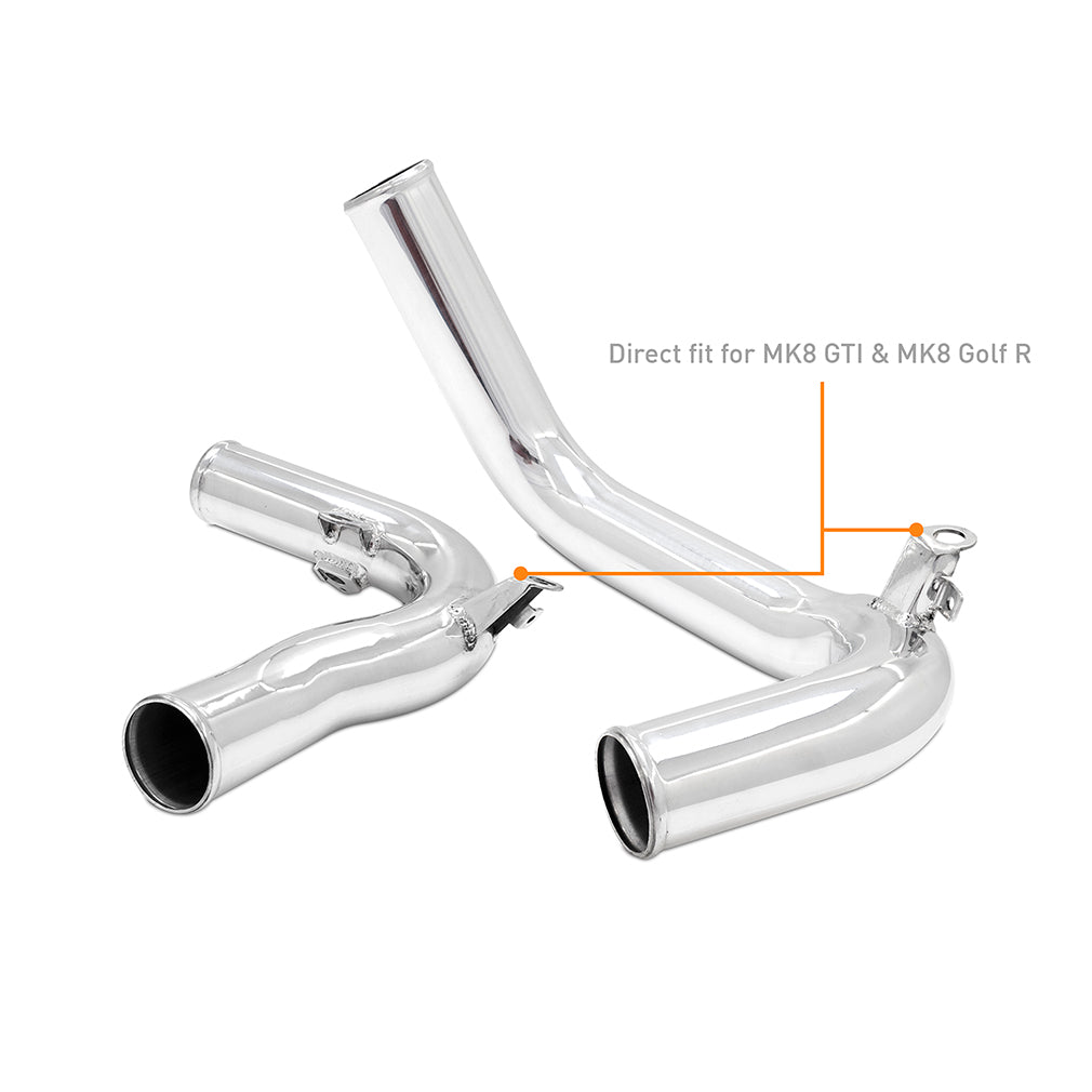22+ Volkswagen GTI MK8 (MQB) Intercooler Pipe Kit, Polished - image 3