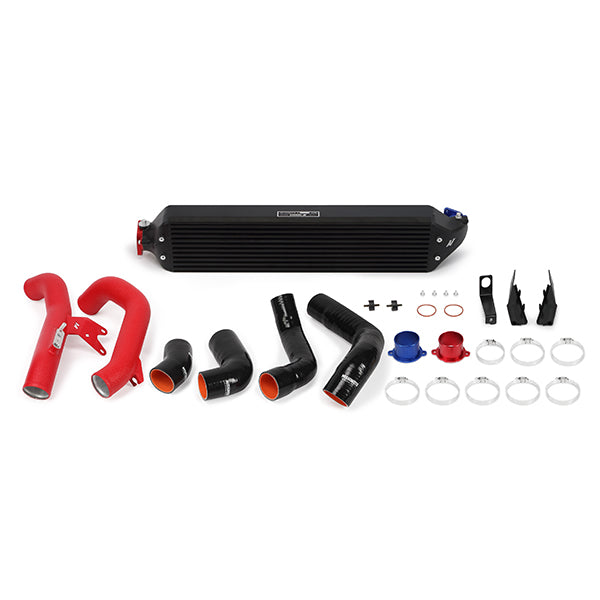 Honda Civic 1.5T Intercooler Kit, 16-21, Blk w/ Rd Pipes - image 1