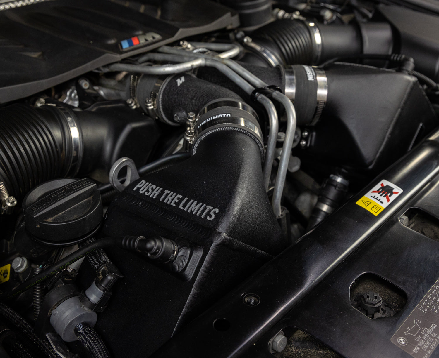 2012-2016 BMW F10 M5 Intercooler Kit, Micro Wrinkle Black - image 3
