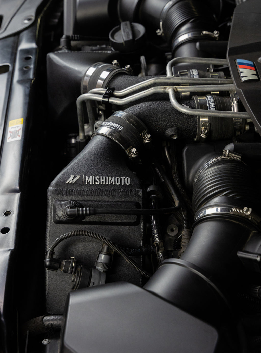 2012-2016 BMW F10 M5 Intercooler Kit, Micro Wrinkle Black - image 4