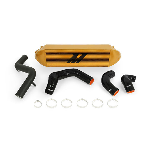 Ford Focus ST Intercooler Kit, 2013-2018, Gold w/ Wrinkle Black Pipes - image 1