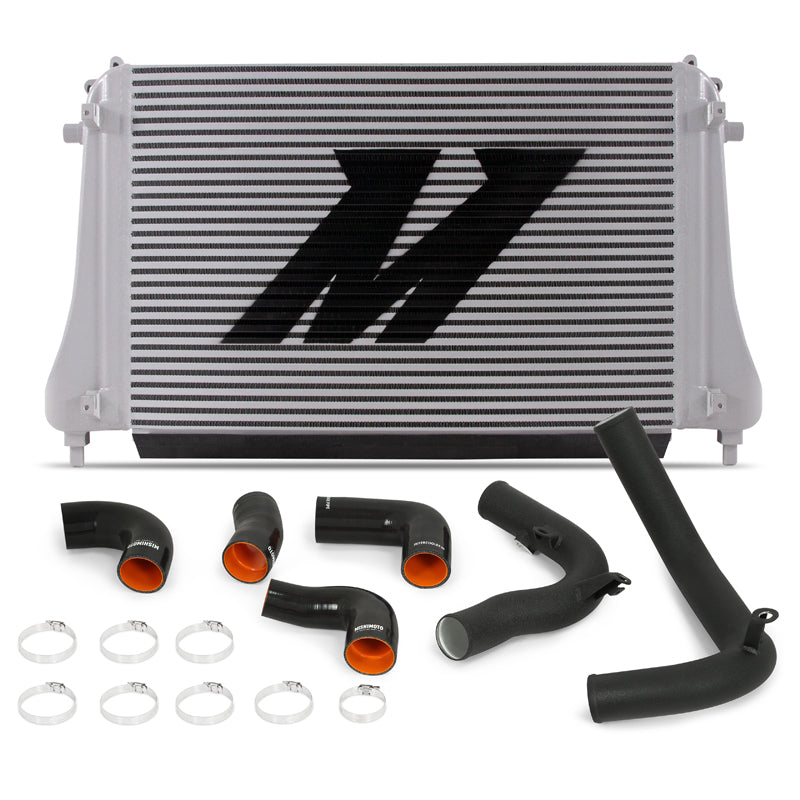 Volkswagen GTI Intercooler Kit, 15-21, Wrinkle Black Pipes - image 1
