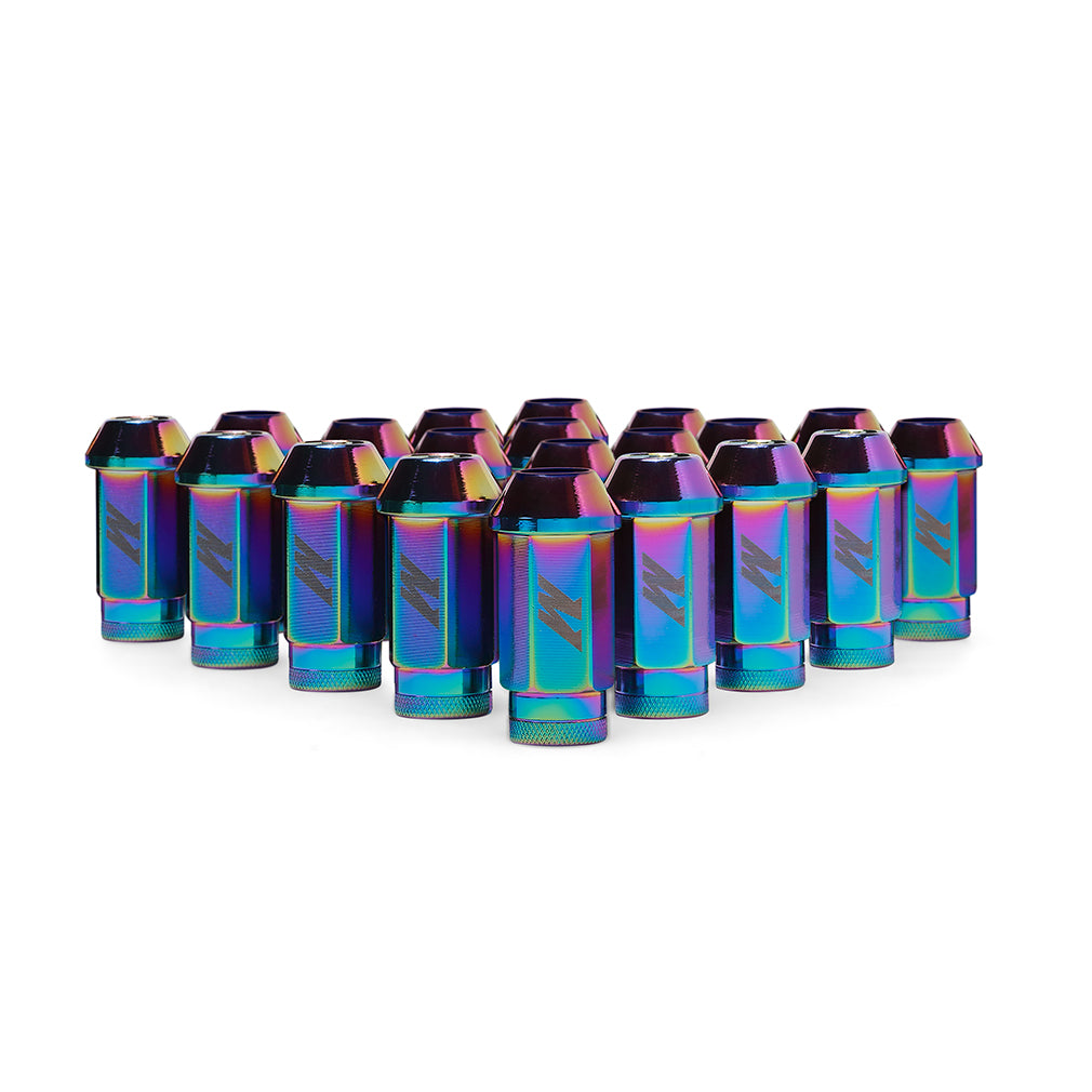 Aluminum Locking Lug Nuts M12x1.25, 20pc Set, Neo Chrome - image 2