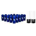 Aluminum Locking Lug Nuts M12x1.5, 20pc Set, Blue - image 1