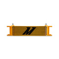 Universal -6AN 10 Row Oil Cooler, Gold - image 1