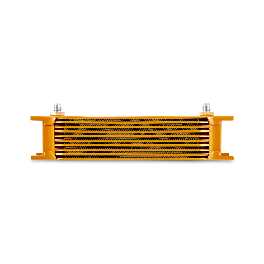 Universal -6AN 10 Row Oil Cooler, Gold - image 2
